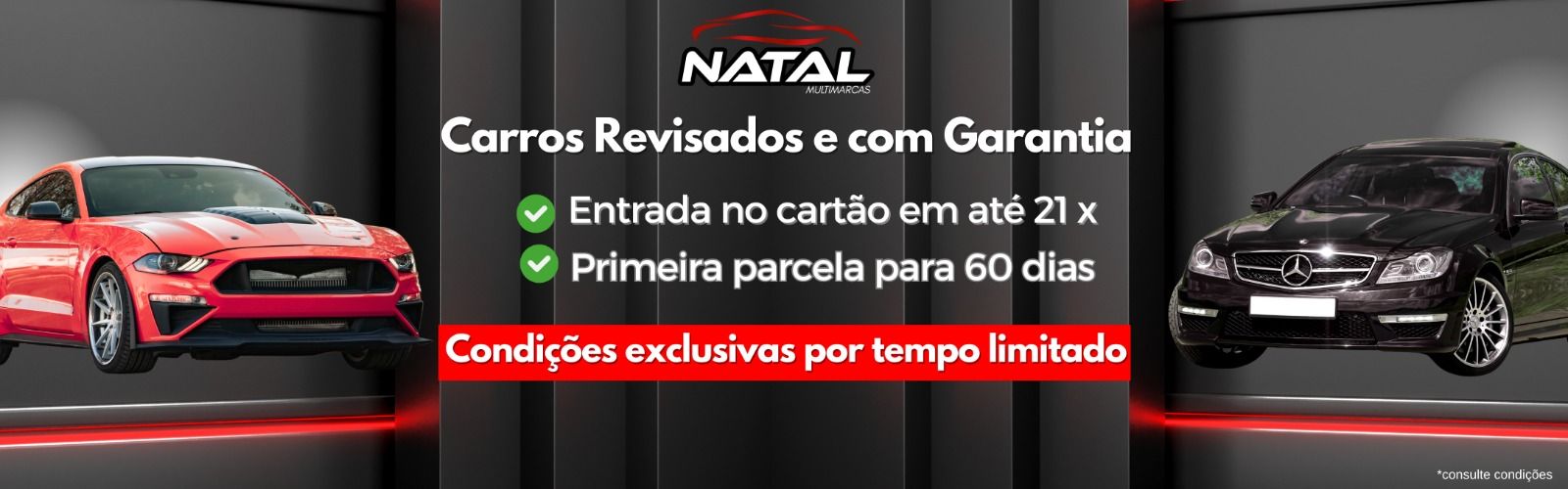 Carros revisados e com garantia